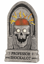 Professor Shockalot Light Up Tombstone Decoration Alt 3
