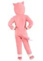 Toddler Pink Fox Onesie Costume Alt 3