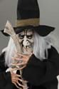 17" H Black Brewing Witch w/ Cauldron Alt 1