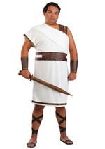Plus Size Deluxe Greek Warrior Costume for Men Alt 1
