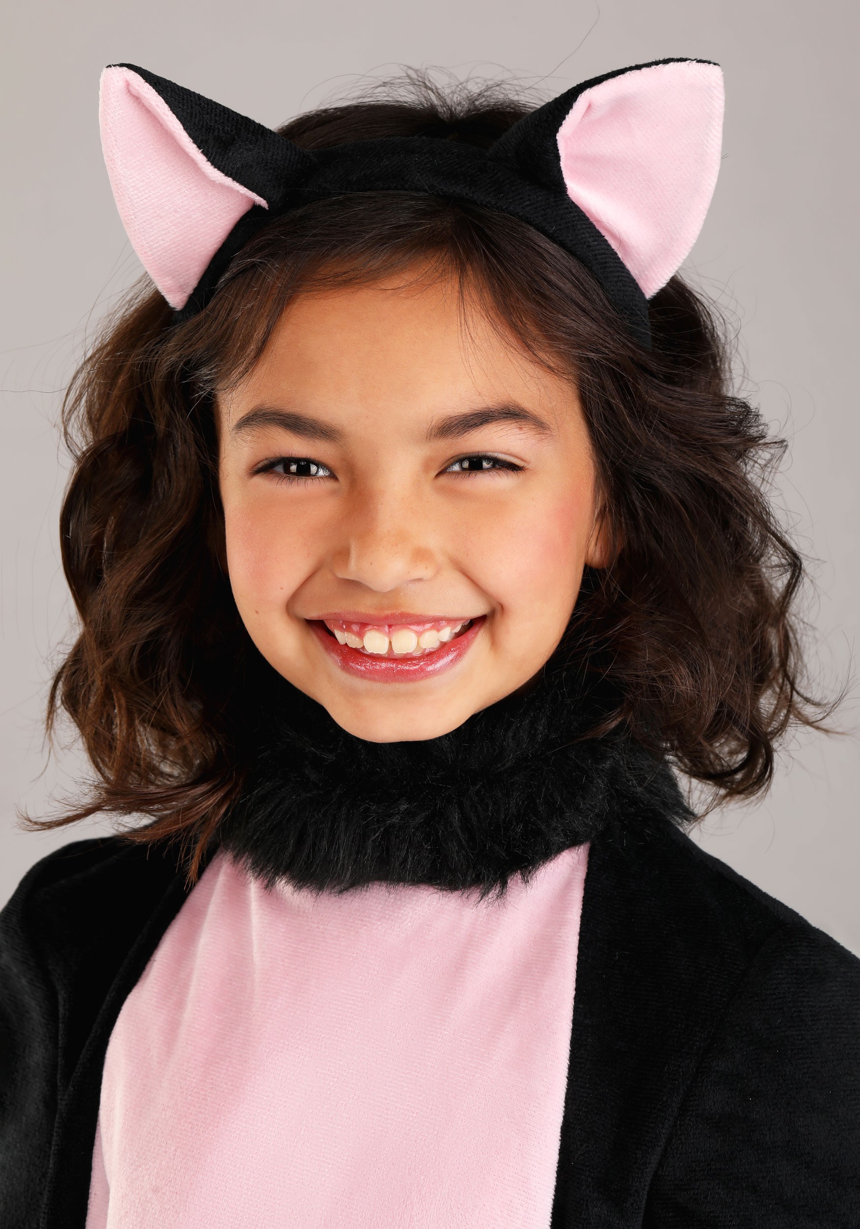 Kid's Big Tailed Black Cat Costume | Black Cat Costumes