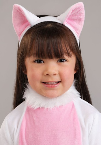 Big Tailed White Cat Toddler Costume | Kid's Cat Costumes