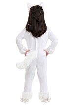 Toddler Big Tailed White Cat Costume 1