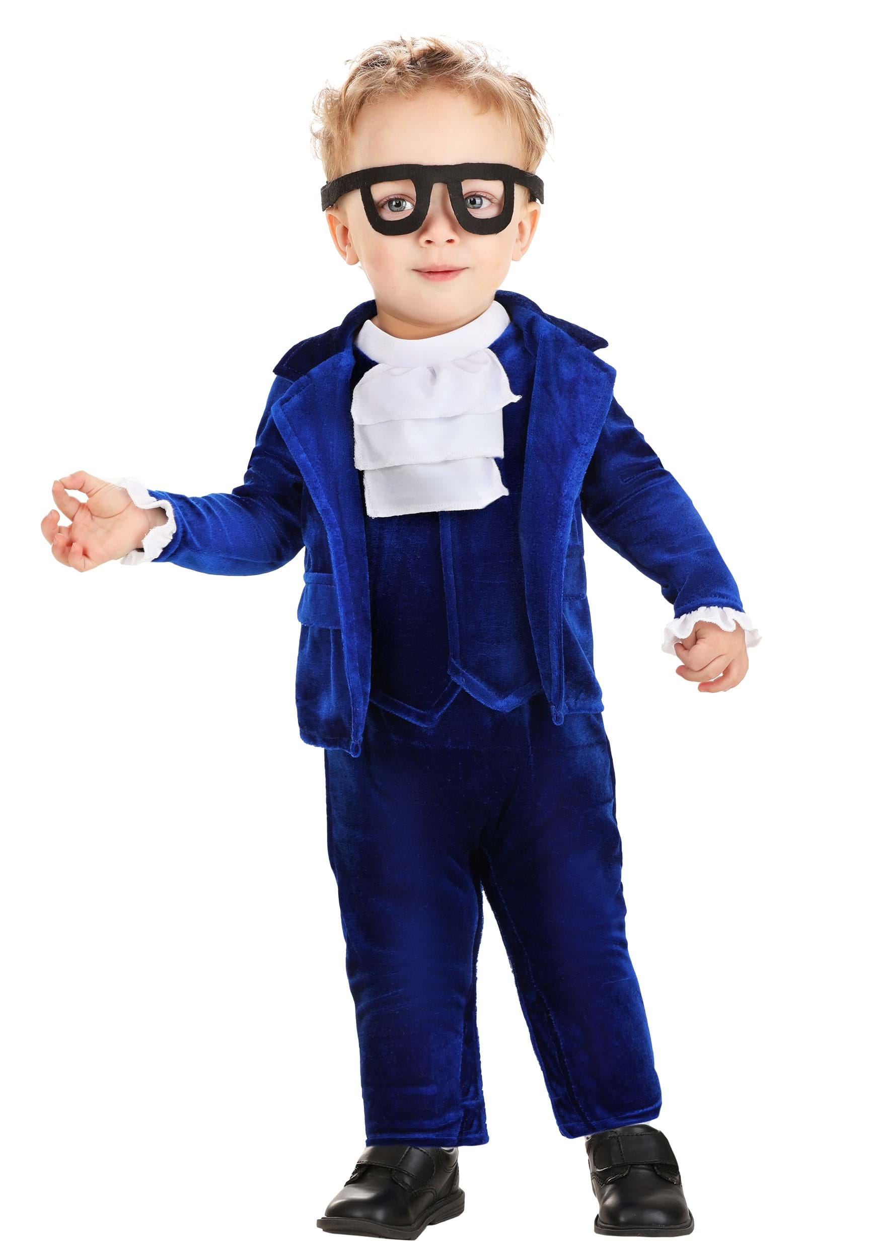 Photos - Fancy Dress Toddler FUN Costumes  60s Blue Swinger Costume |  Movie Costumes Bla 