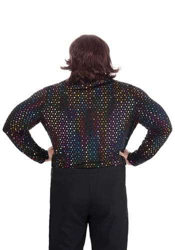 Men's Plus Size Dazzling Disco Shirt | Adult Disco Costumes