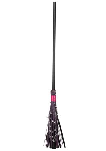 Sparkly Witch Broom Accessory