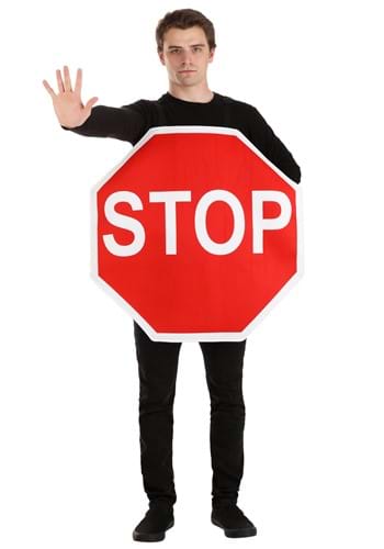 Adult Stop Sign Costume