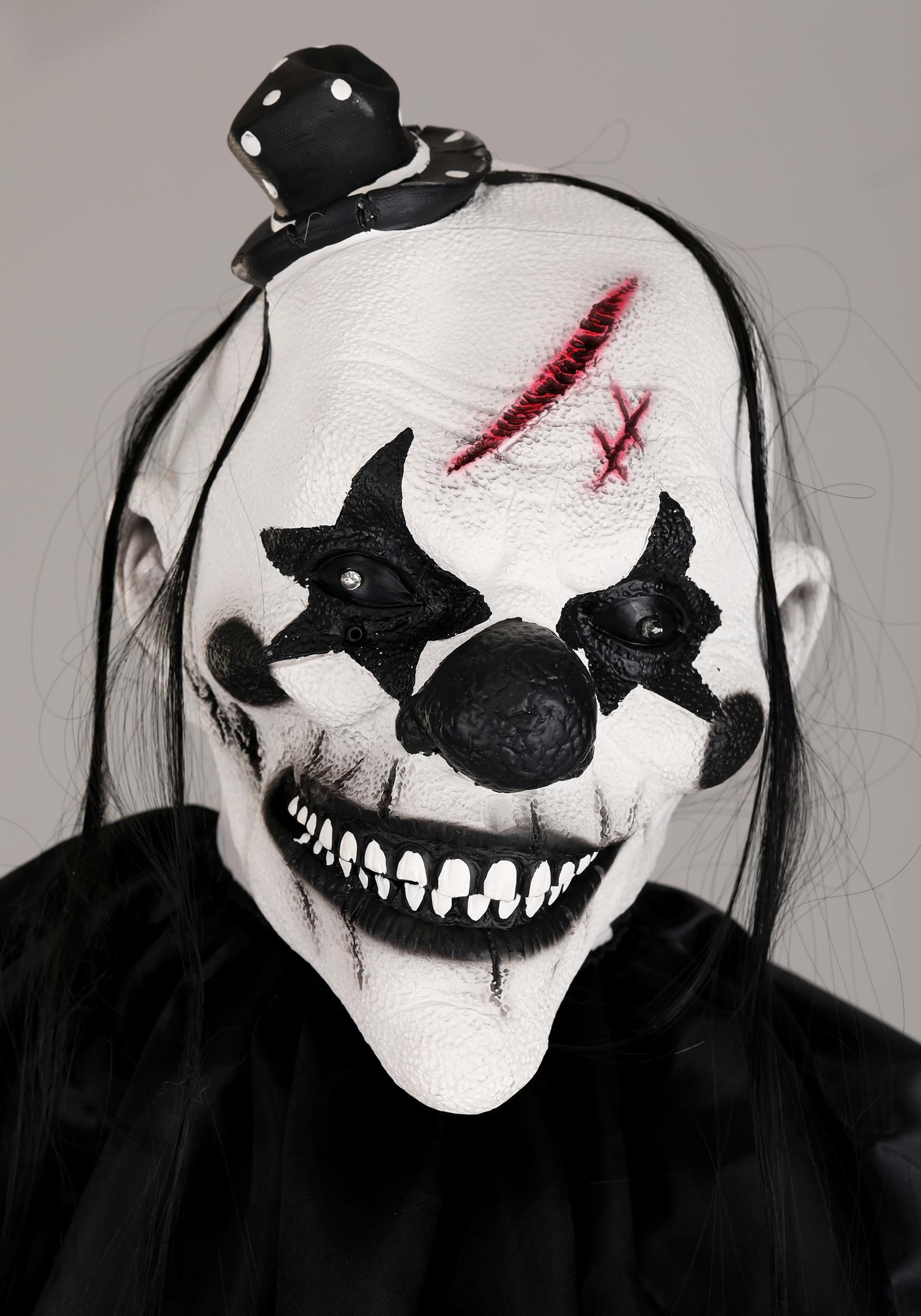 Evil Clown Mask, Black & White Mask, Wall Decoration 