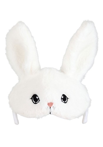 White Bunny Face Headband Costume