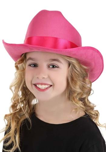 Girl's Pink Cowboy Costume Hat