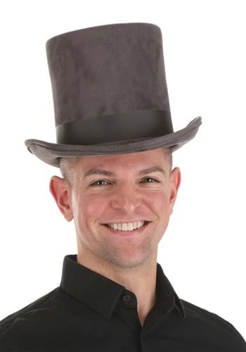 Grey Costume Top Hat