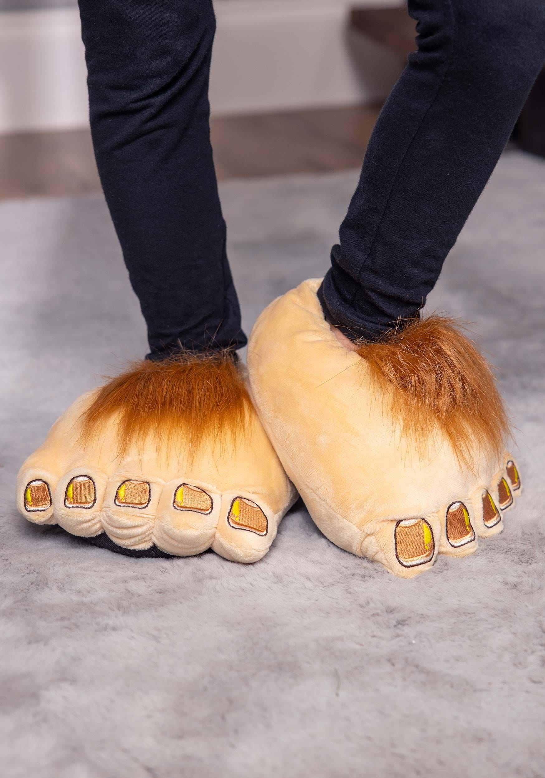Warm Home Slippers The Hobbit Big Feet Unisex Savage Monster Plush Indoor  Shoes | eBay