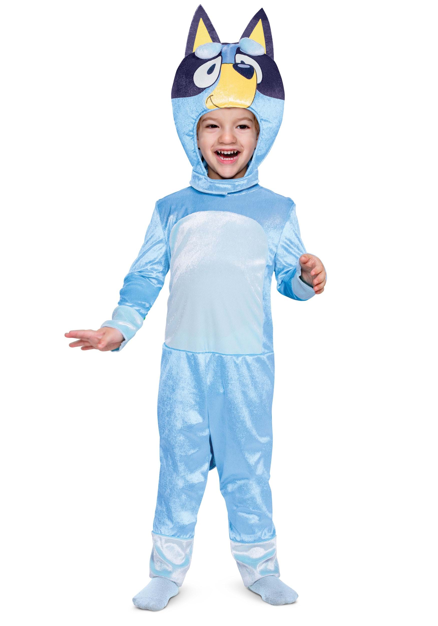 Photos - Fancy Dress Classic Disguise Bluey Kid's  Toddler Bluey Costume Black/Yellow/Bl 