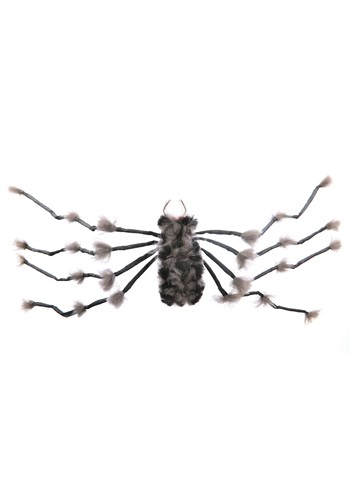 20-Inch Hairy Large Gray Spider Decoration | Spider Decorations