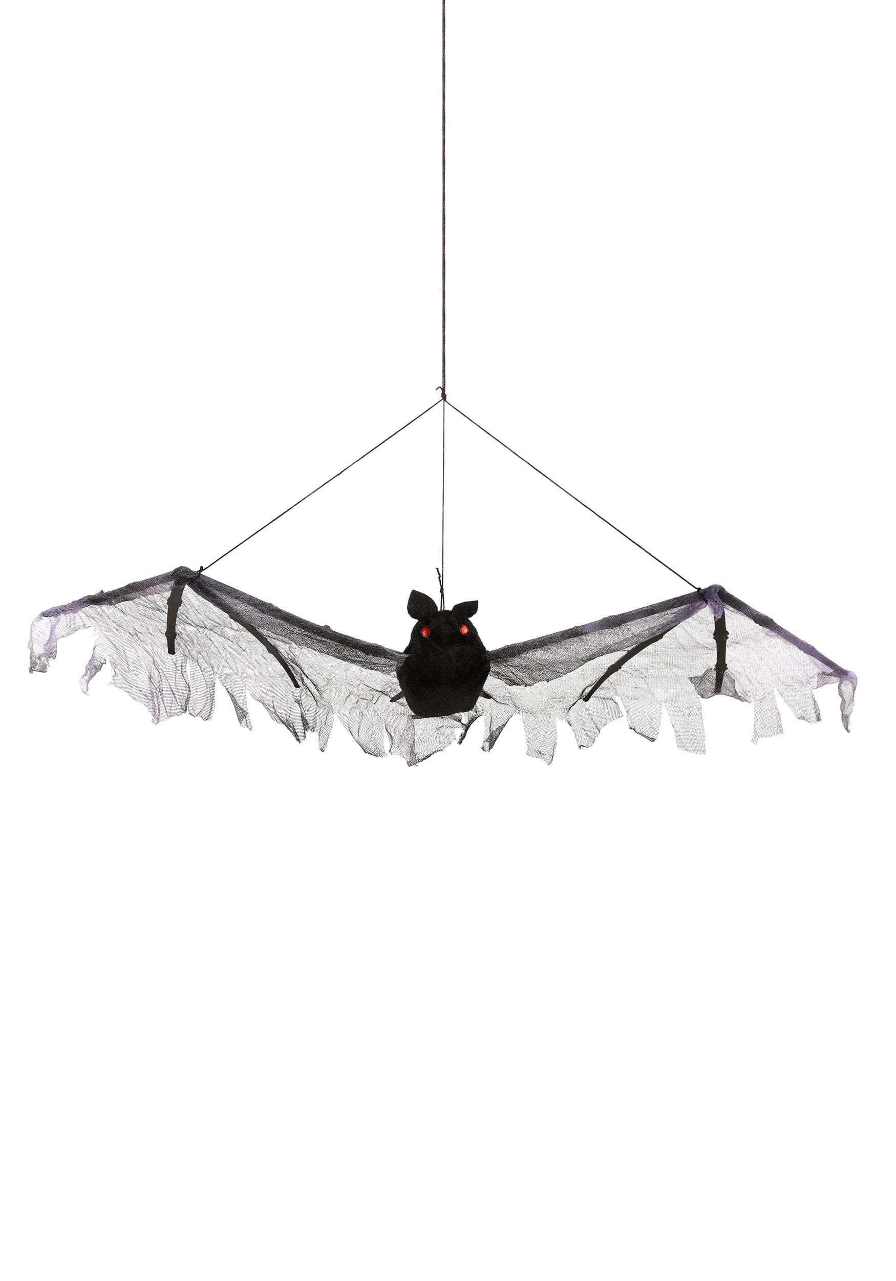 Spooky Hanging Bat Halloween Decoration , Animal Props