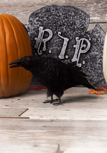 Squawking Standing Black Crow Prop UPD