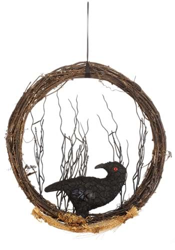 Wreath with Crow