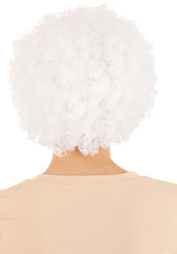 Deluxe White Afro Adult Wig | Adult Costume Wigs