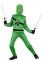 Kids Green Ninja Master Costume