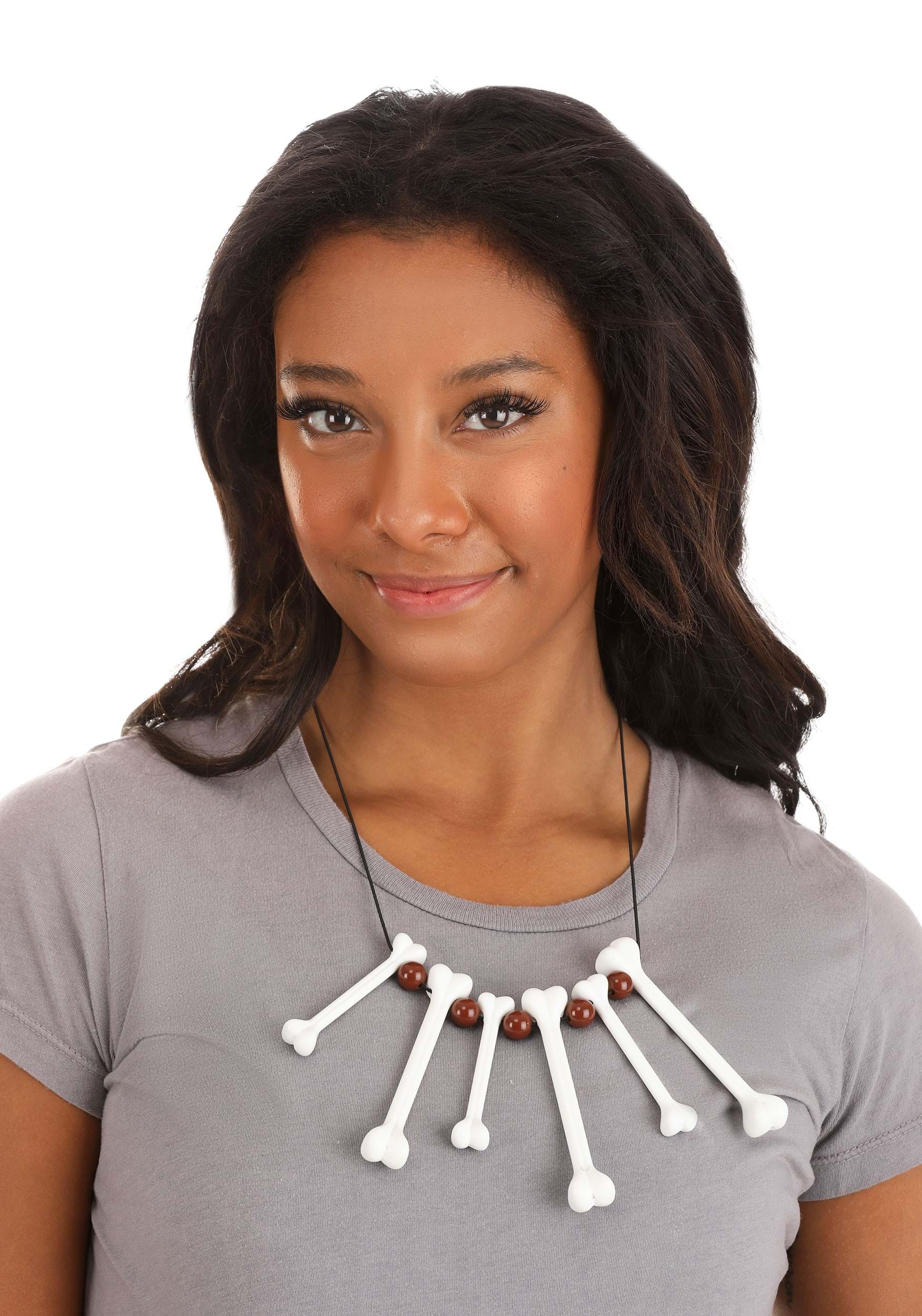 Cavewoman bone necklace