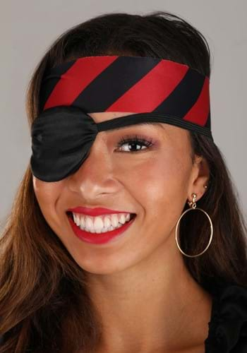 Sequin Pirate Eye Patch Costume Accessory –