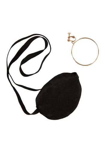 Pirate Eye Patch and Earring Costume Accessory Kit | Pirate Accessories