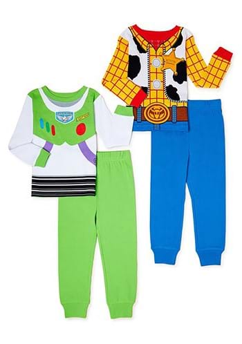 4pc Toddler Boy Toy Story Buzz and Woody Sleep Set