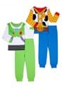 4pc Toddler Boy Toy Story Buzz and Woody Sleep Set