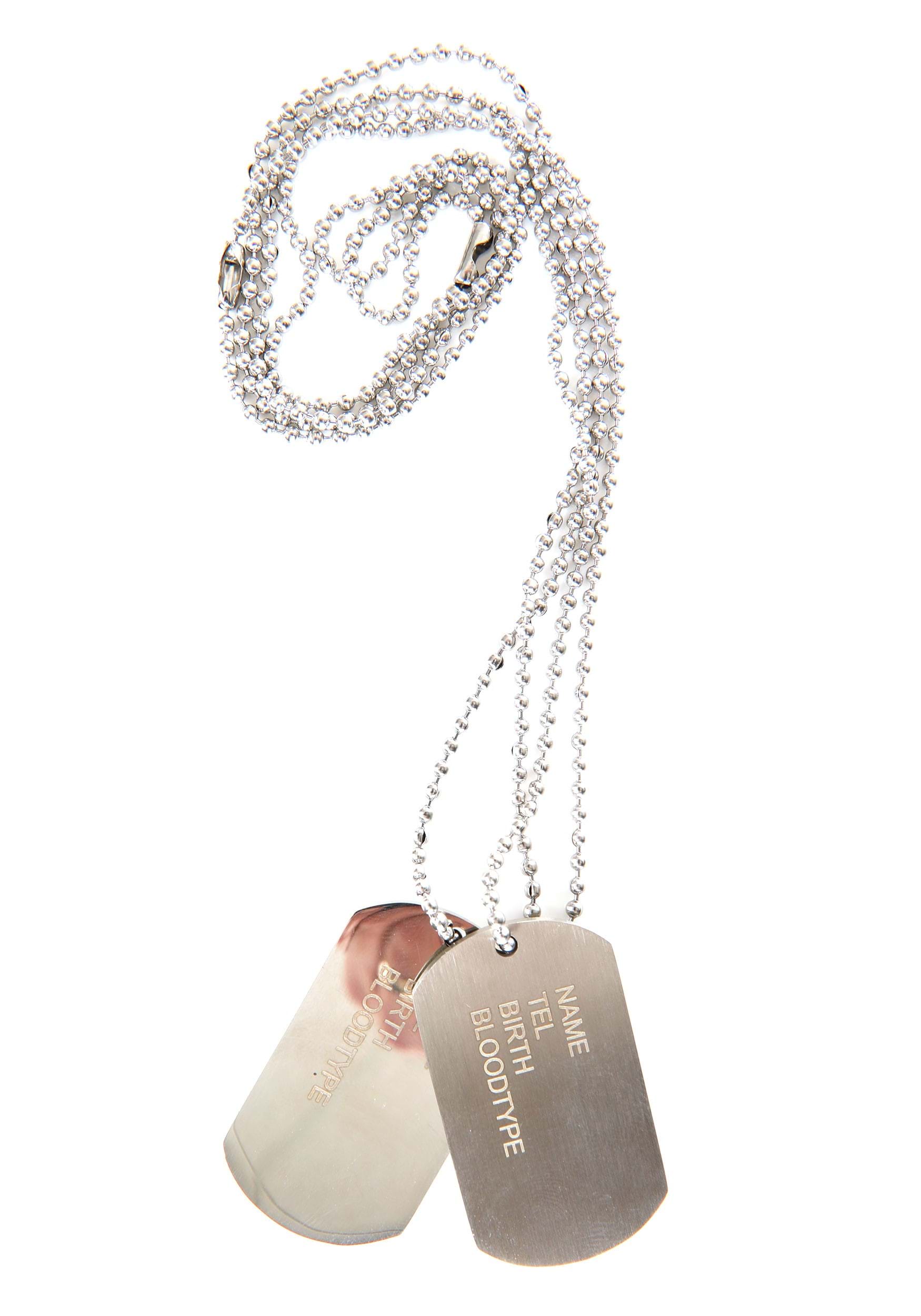 thumbnail image 2 of I Am Army Strong Honor Dog Tag Necklace - Stainless Steel, Silver, Made In USA By Sam's Tags And MORE 2 of 2