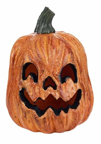 Light Up Scary Pumpkin Face with Red Lights Halloween Decoration