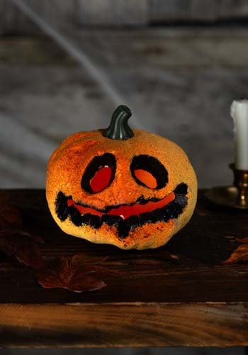 Light Up Spooky Pumpkin Face with Red Lights Halloween Decoration | Pumpkin Decorations