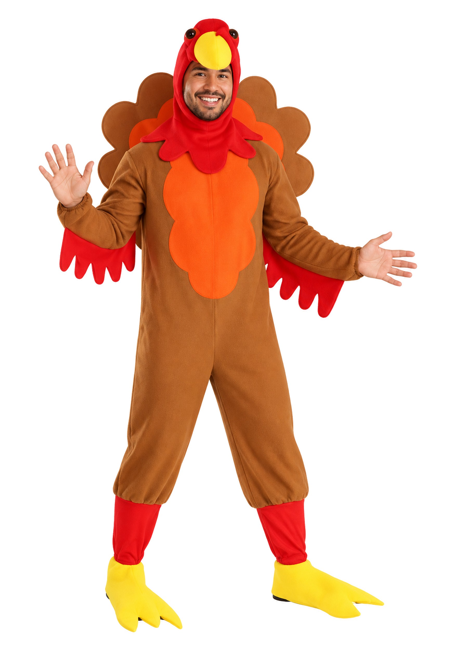 Perky Turkey Adult Costume | Adult Animal Costumes