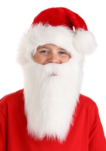 Kid's Santa Hat and Costume Beard Kit | Christmas Accessories