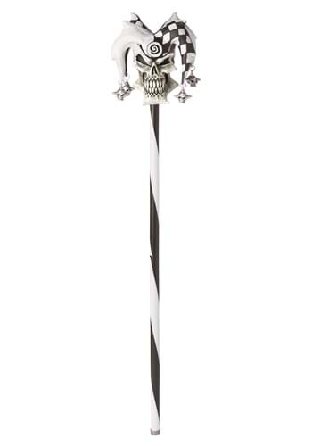 Psycho Jester Black and White Costume Cane