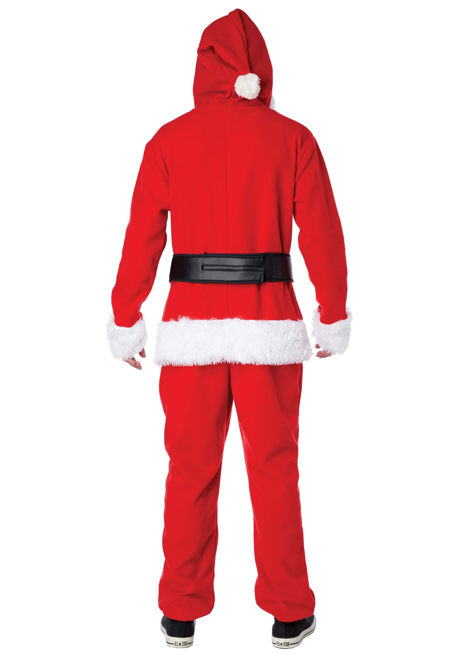 Adult Santa's Red Jumpsuit Costume