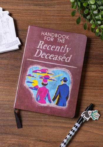 Handbook for the Recently Deceased Beetlejuice Luggage Tag 