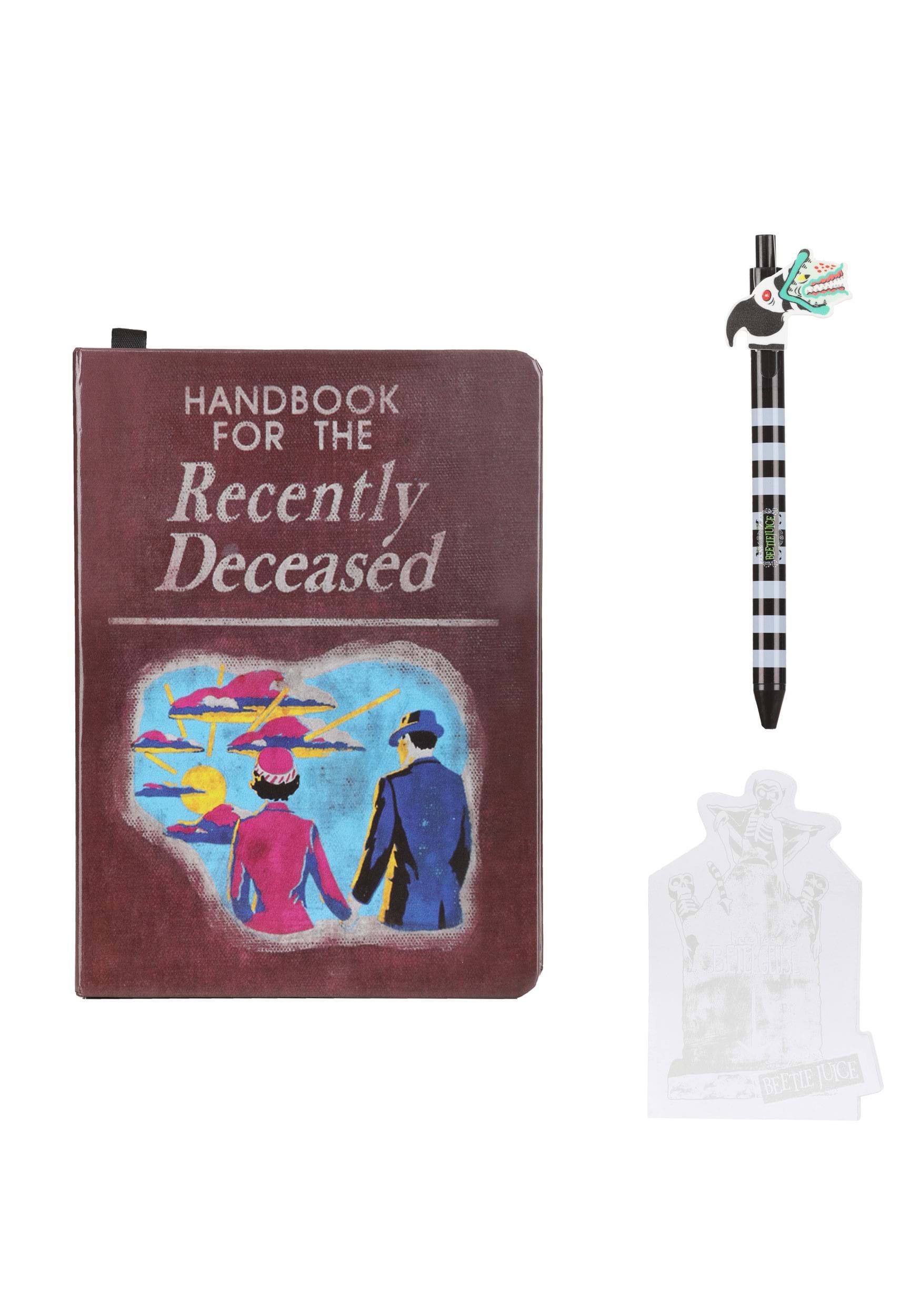 Beetlejuice Handbook For The Recently Deceased Notebook Bundle