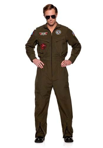 US Navy Top Gun Mens Jumpsuit Costume