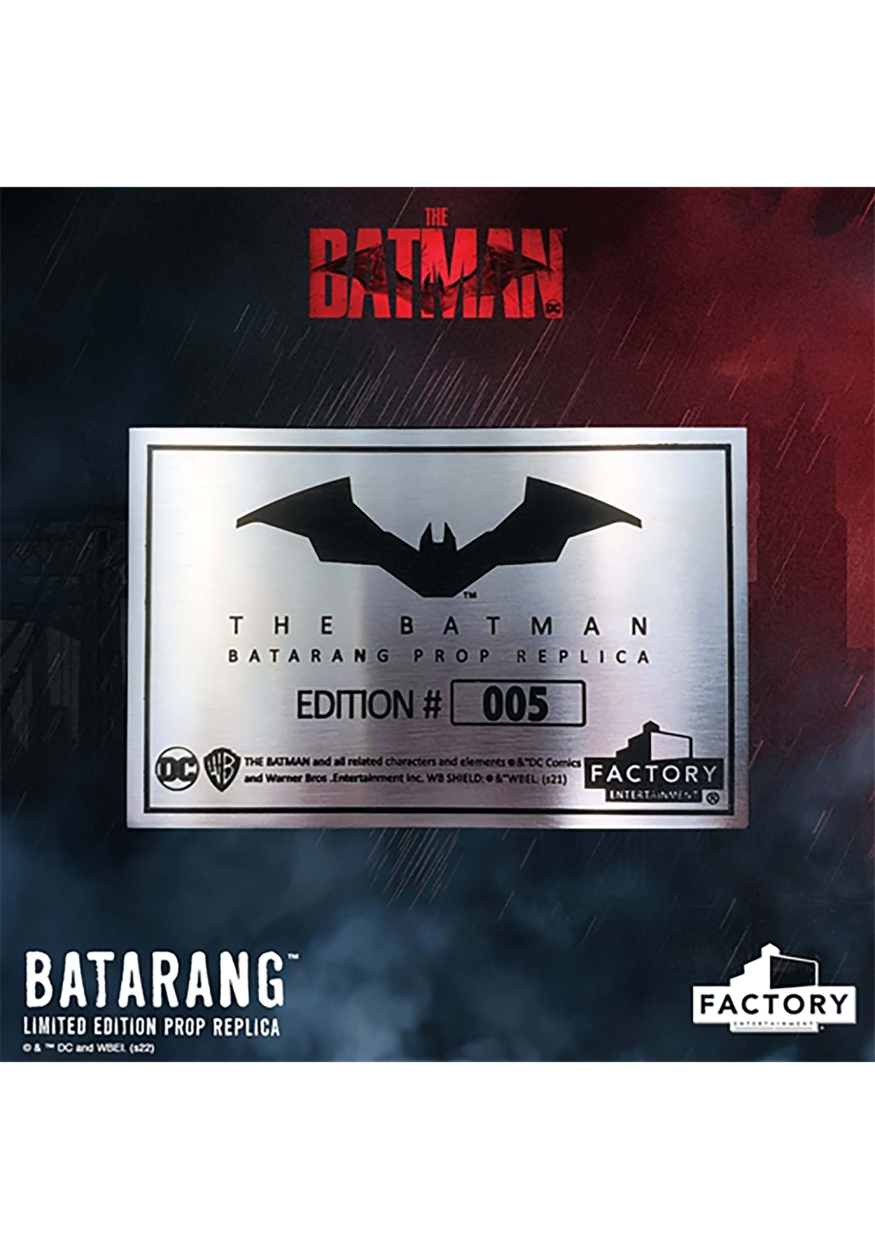 The Batman - Batarang Limited Edition Prop Replica Collectible