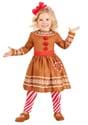 Girls Toddler Gingerbread Costume Dress