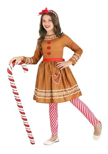 Girl s Gingerbread Costume Dress