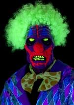 UV Black Light Clown Mask with Wig Alt 1