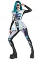 Womens Metallic Cyber Alien Costume Alt 1