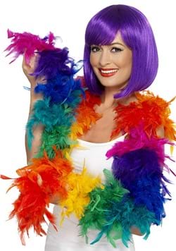 Rainbow Feather Boa