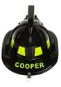 Kids Black Light Up and Sound Fire Chief Helmet Alt 5