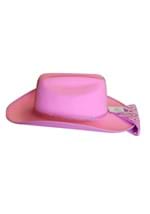 Girl's Pink Sparkle Cowboy Hat & Bandana Set Alt 2