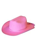 Girl's Pink Sparkle Cowboy Hat & Bandana Set Alt 3