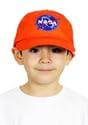 Kids Orange Astronaut Cap Alt 1