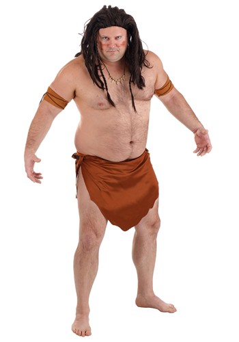 Jungle Man Plus Size Costume | Plus Size Caveman Costumes