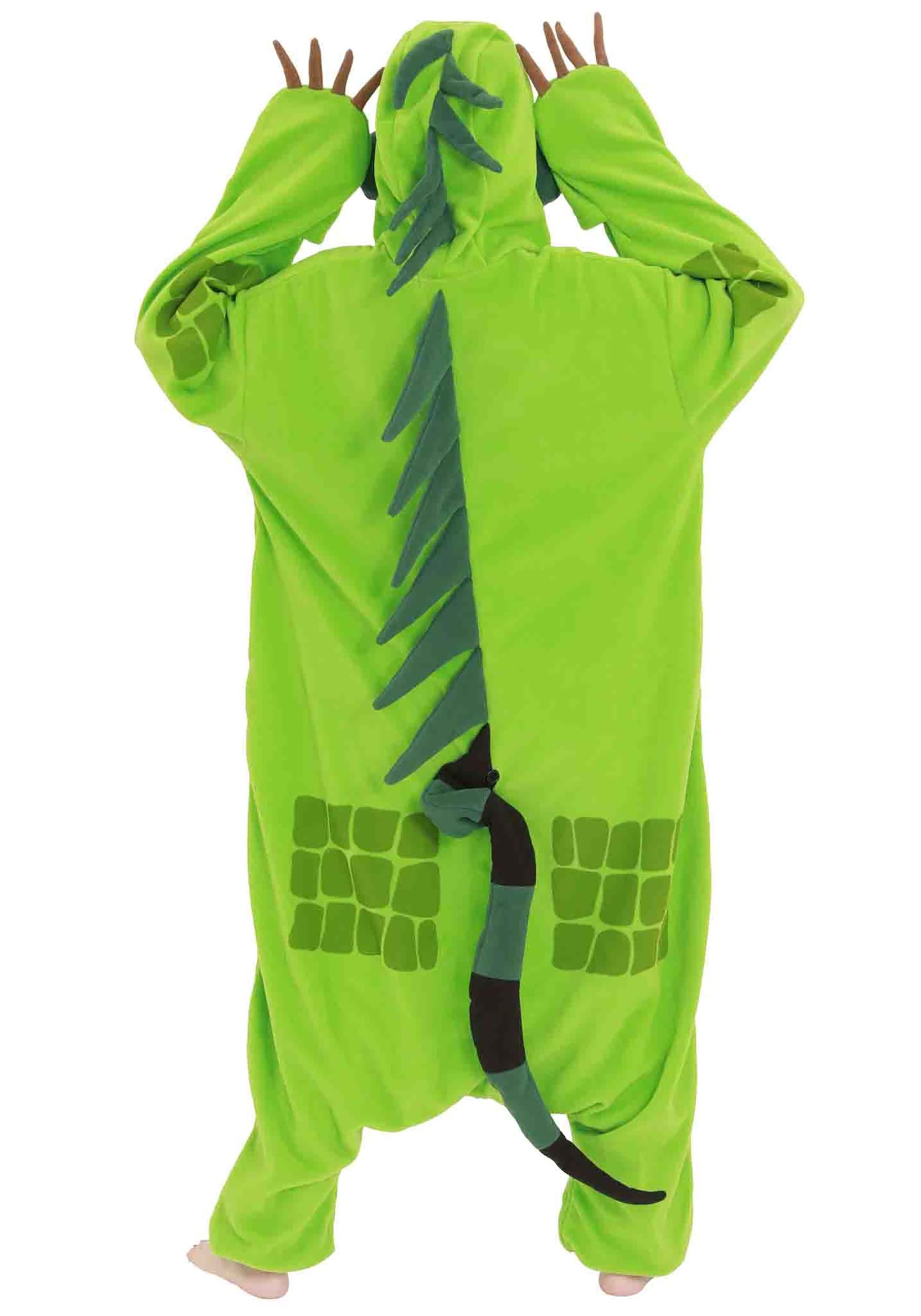 Adult Green Iguana Kigurumi Costume